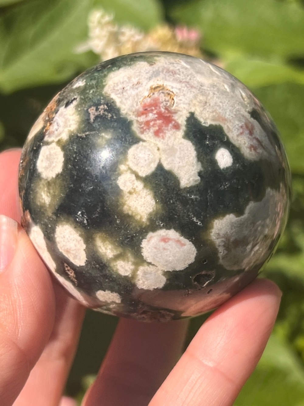 Ocean (17) jasper sphere | crystal